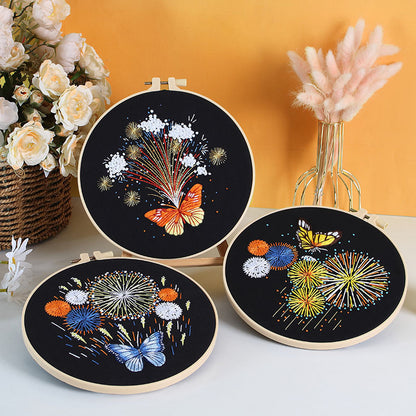 Fireworks Embroidery Kit Series