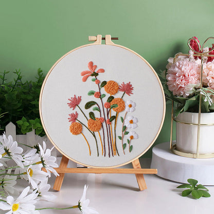 Blooming Harmony Embroidery Kit: Embark on a Vibrant Crafting Journey