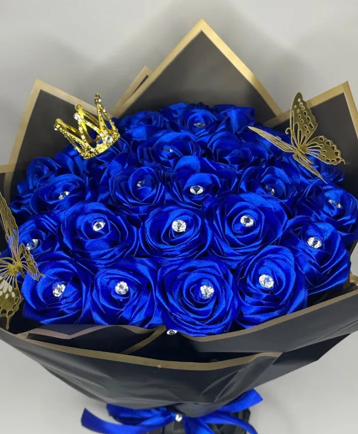 Eternal Roses - HandMade From Satin Ribbon(Never Wither)