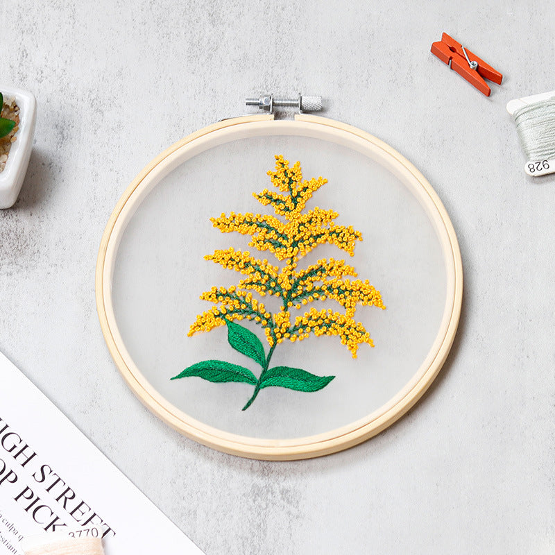 Elegant Flower Series DIY Embroidery Kits