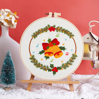 Christmas Cheer Embroidery Kit: Celebrate the Season with Every Stitch