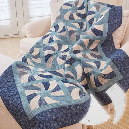 Twisted Pinwheel Template Cutting Ruler
