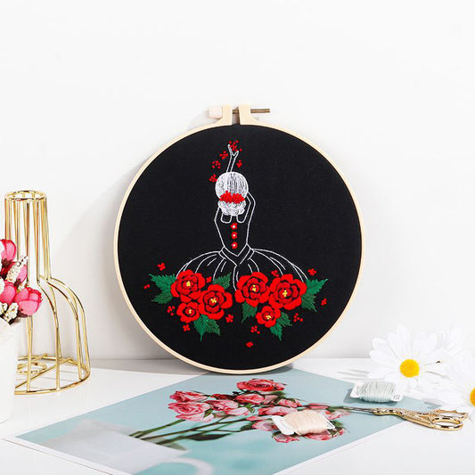 Blooming Dance Stitchwork - Themed DIY Embroidery Kits