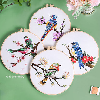 Songbird And Blossom - Themed DIY Embroidery Kits