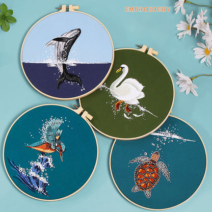 Underwater World - Themed DIY Embroidery Kits