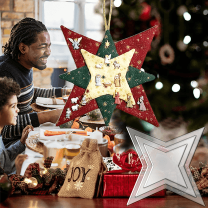 New Christmas Patchwork Star Template Set