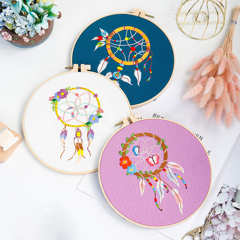 Whimsical Dreamcatcher - Themed DIY Embroidery Kits