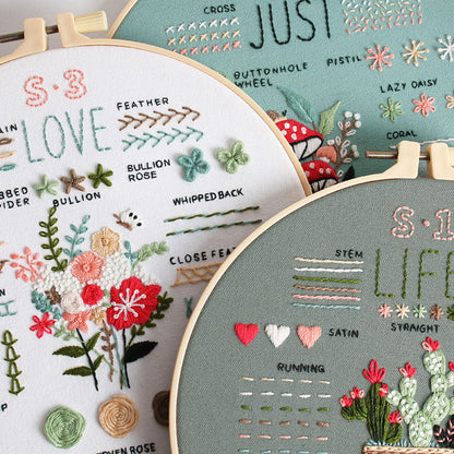 Stitch Mastery Embroidery Kit: Perfect Your Craft with Diverse Designs