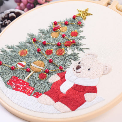 Christmas Cute Creatures  - Themed DIY Embroidery Kits