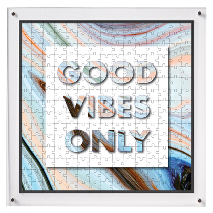 Hangable Acrylic Puzzle | Good Vibes Only