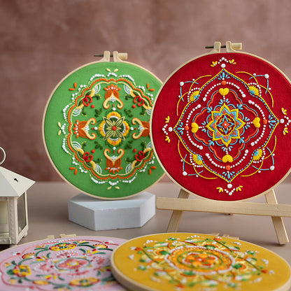 UrCustomHUB “Mandala Whirls” Kit: Color, Rhythm, and Calm in One Hoop