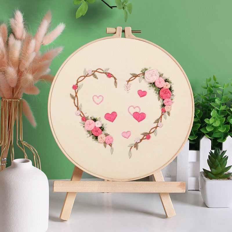 Heartfelt Embroidery Kit: Stitch Your Love into Every Thread