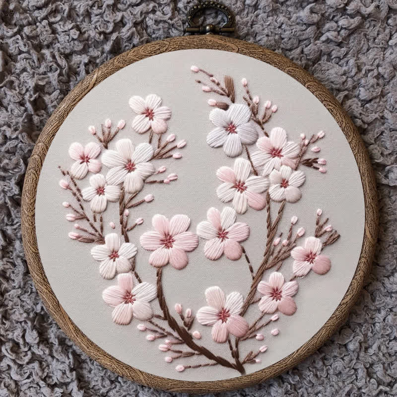 Rubbyoo Embroidery Kit - Cherry Blossom
