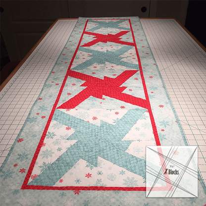 X-Blocks Quilt Template Set - With Instructions