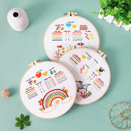 Beginner Stitch Practice Embroidery Kit