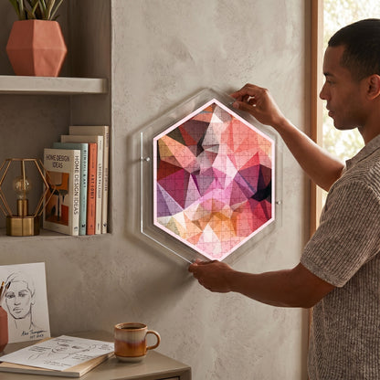 Hangable Acrylic Puzzle | Prism Light