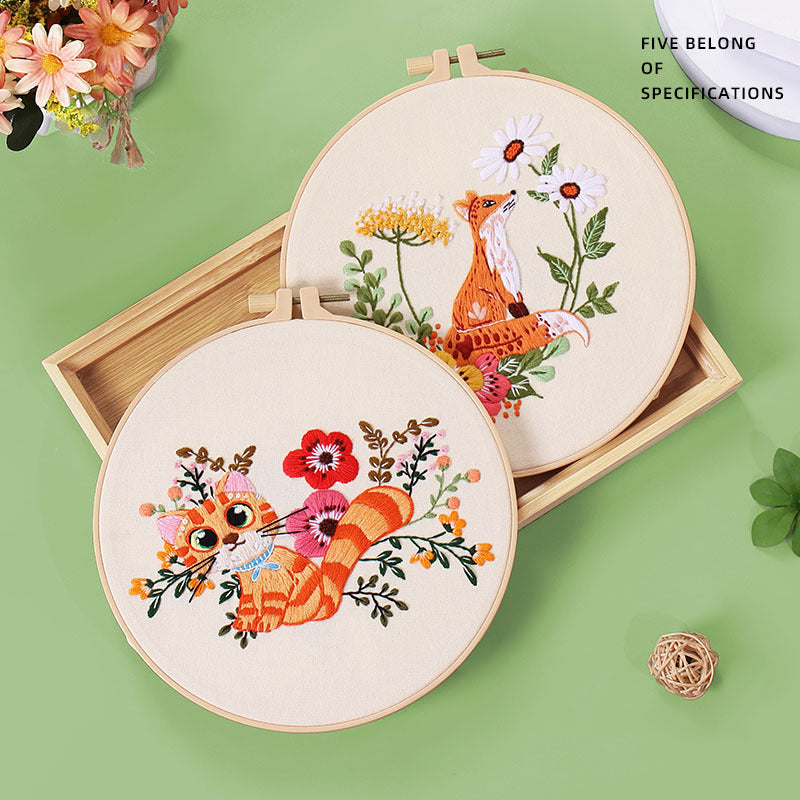 Forest Friends - Themed DIY Embroidery Kits