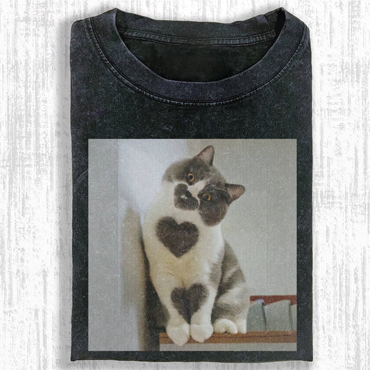 WACKY CAT MEME T-SHIRT