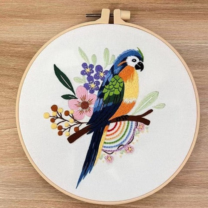 Bird & Floral Collection  -Themed DIY Embroidery Kits