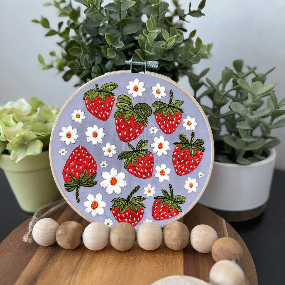 Rubbyoo Embroidery Kit- Sweet Strawberries