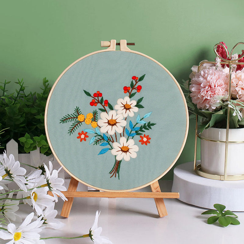 Blooming Botanicals Embroidery Kit: A Tribute to Nature’s Grace
