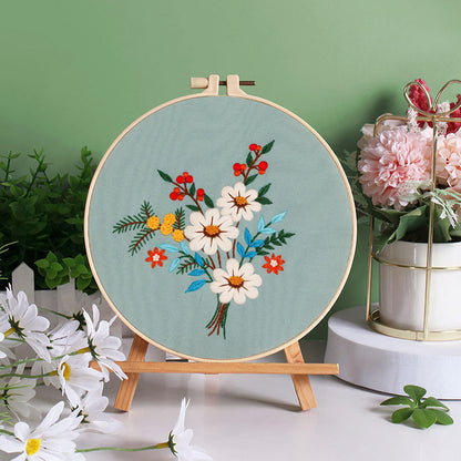 Blooming Botanicals Embroidery Kit: A Tribute to Nature’s Grace