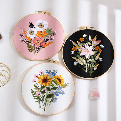 Floral  - Themed DIY Embroidery Kits