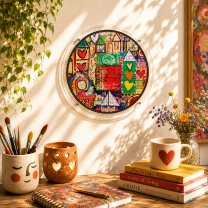 Hangable Acrylic Puzzle | Painted Mosaic