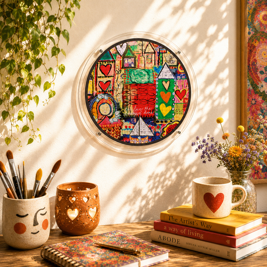 Hangable Acrylic Puzzle | Painted Mosaic