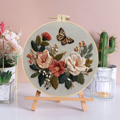 Butterfly Garden Embroidery Kit