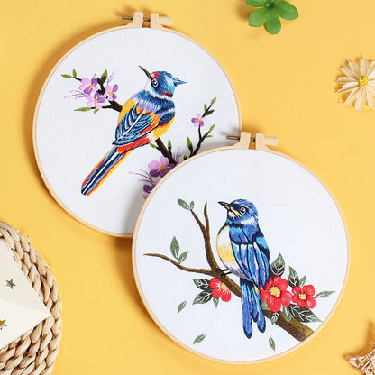 Birds & Blooms - Themed DIY Embroidery Kits