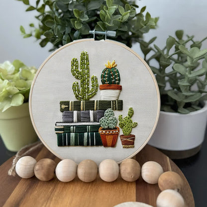 Rubbyoo Embroidery Kit - Book Lovers Gift
