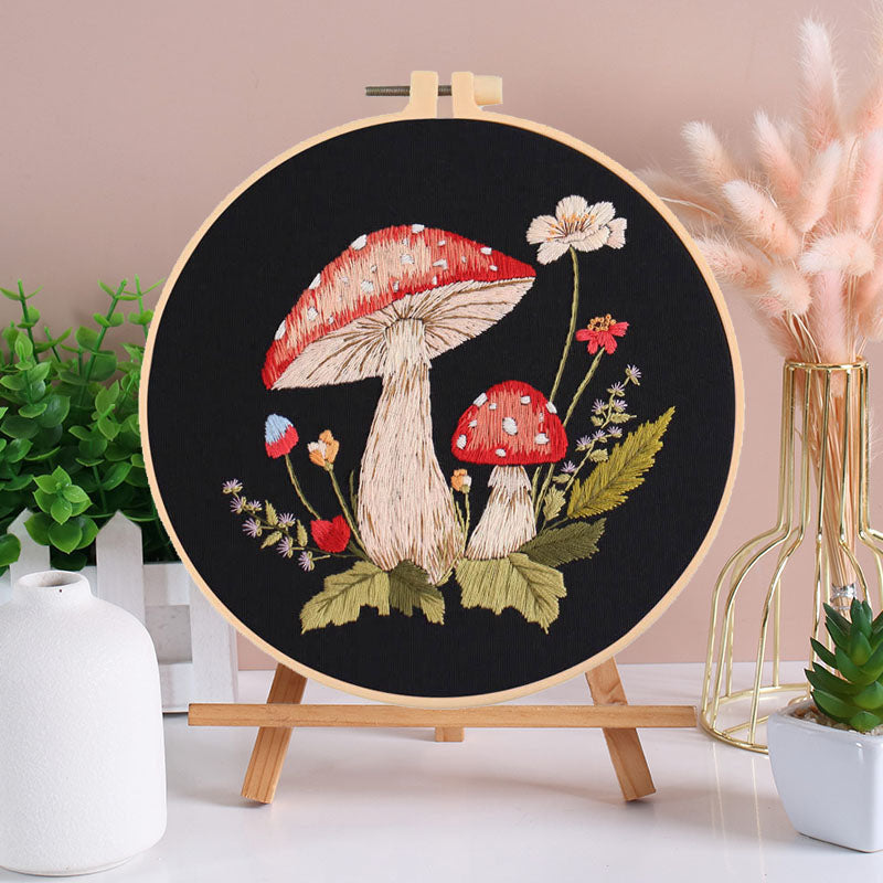 Forest Mushroom - Themed DIY Embroidery Kits