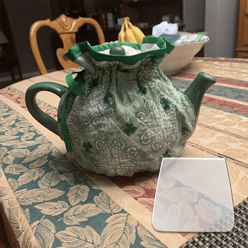 DIY Teapot Cozy Kit （Template + Fabric）- With Instructions
