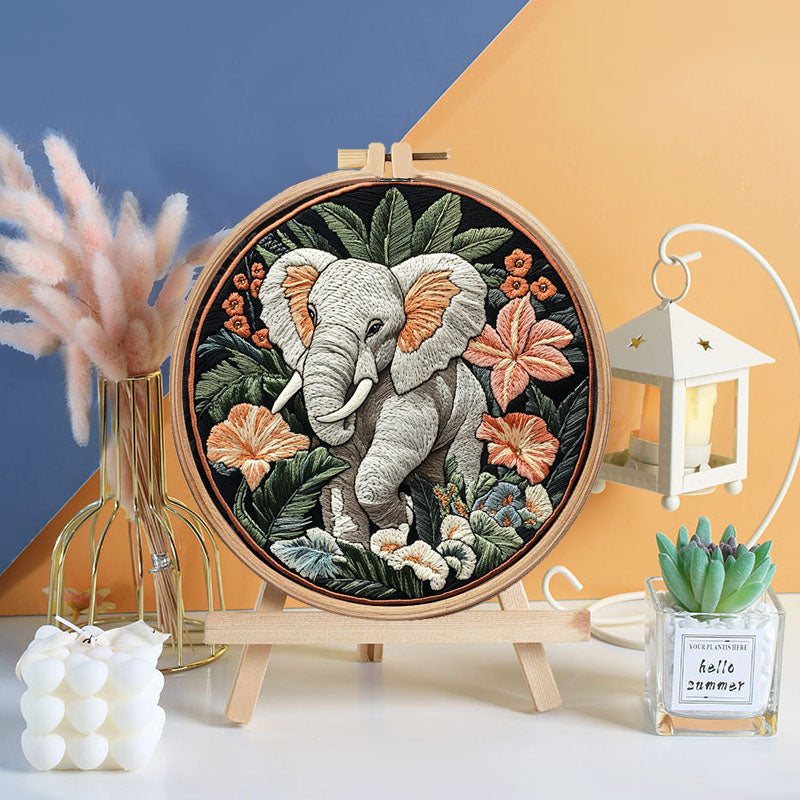 Elephants Everlasting Embroidery Kit