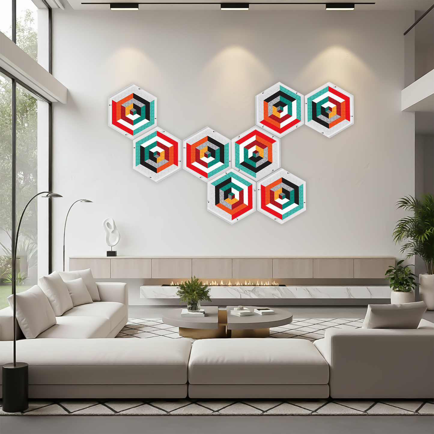 Hangable Acrylic Puzzle | Abstract Harmony