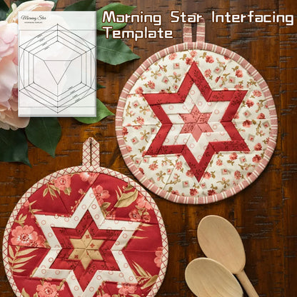 Morning Star Interfacing Template- With Instructions