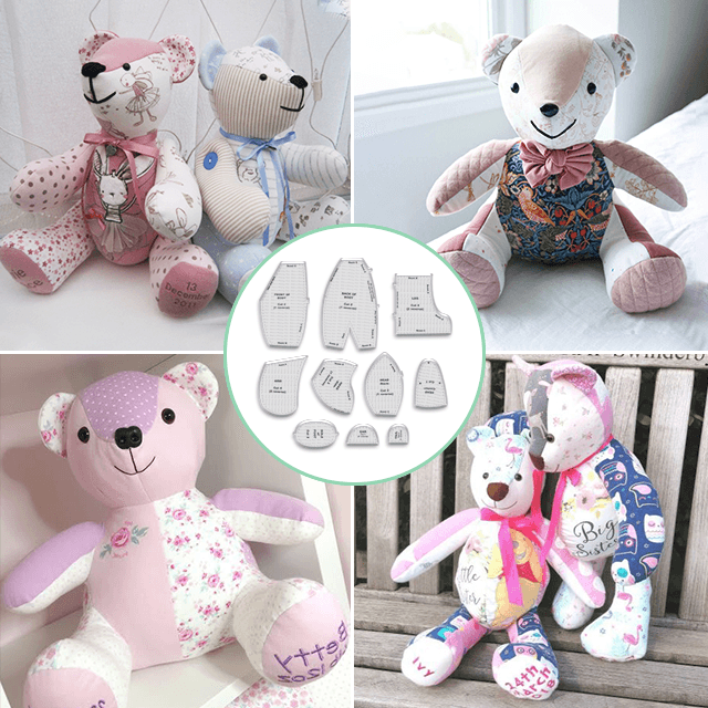 🔥50% OFF Limited Time Offer - Keepsakes made from family clothing - Acrylic Sewing Template (With Tutorial)