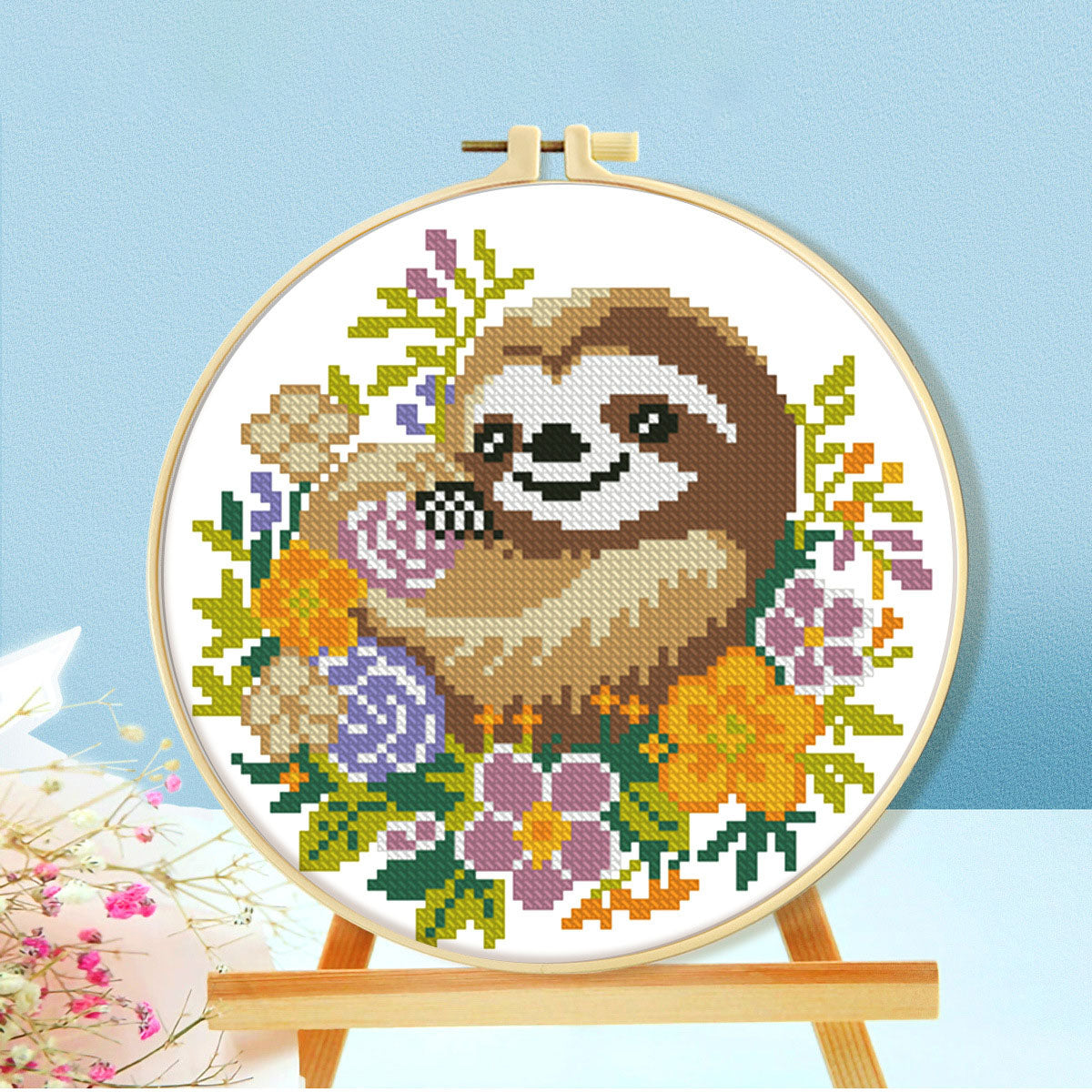Cute Animal Friends Embroidery Kit