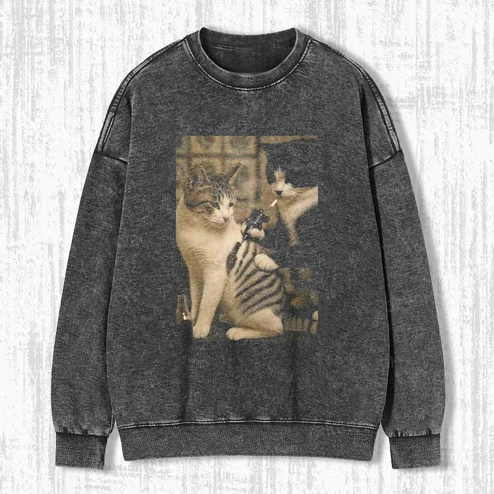 WACKY CAT SWEATSHIRTS & HOODIES
