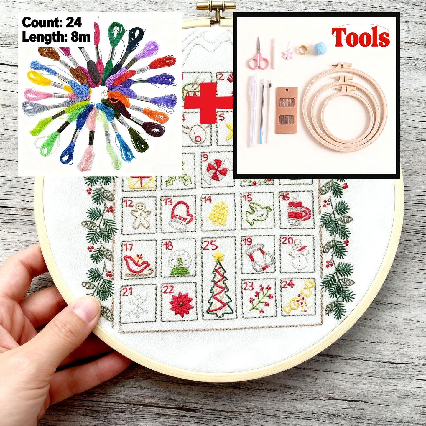 Stick & Stitch Water-Soluble Bee Embroidery Fabric : Gingerbread House