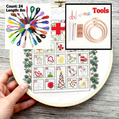 Stick & Stitch Water-Soluble Bee Embroidery Fabric : Gingerbread House
