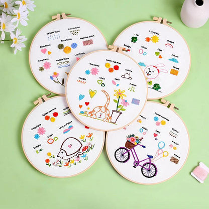 Stitch Sampler Embroidery Kit
