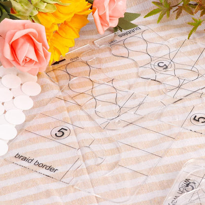 🥰 2025 Hot Sale Free-Motion Garment Ruler Set (11 PCS)+ Foot attachment