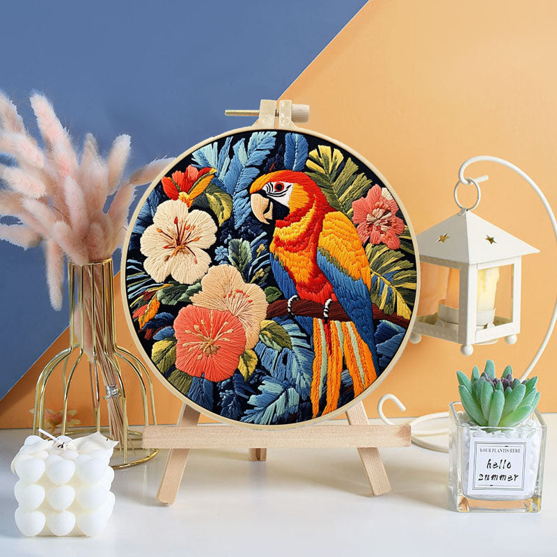 Tropical Wings Embroidery Kit
