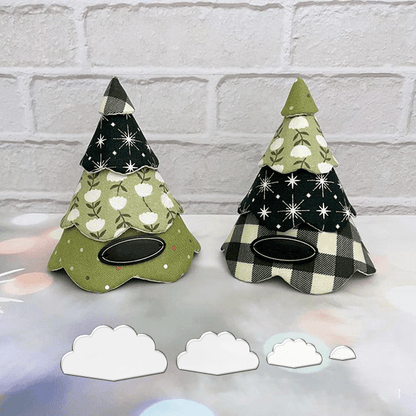 Tabletop Christmas Tree Sewing Template Ruler Set-With Instructions