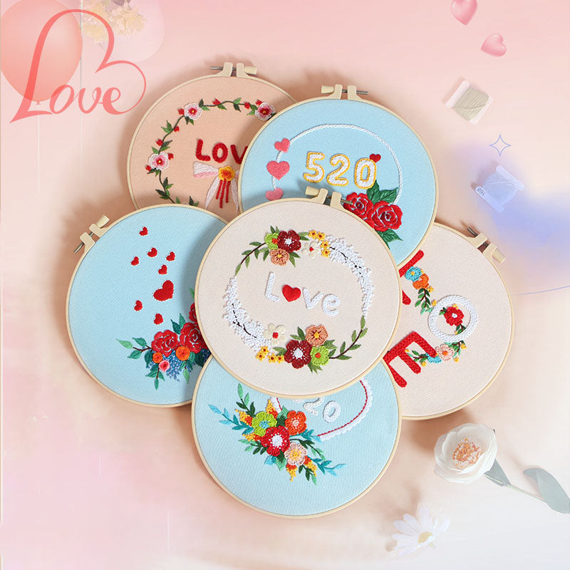 Stitch Your Love Story -Themed DIY Embroidery Kits