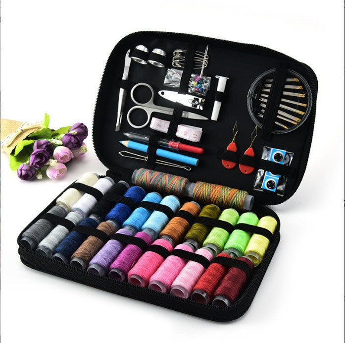All-in-One Embroidery Starter Kit | Complete Craft Set with Threads, Tools and Stitch Sampler Book for Beginners