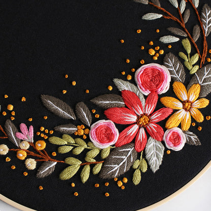 Floral Whispers Embroidery Kit: Let Every Bloom Tell a Story