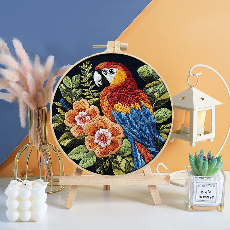 Tropical Wings Embroidery Kit